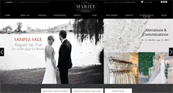 Desktop Screenshot of marieegallery.com